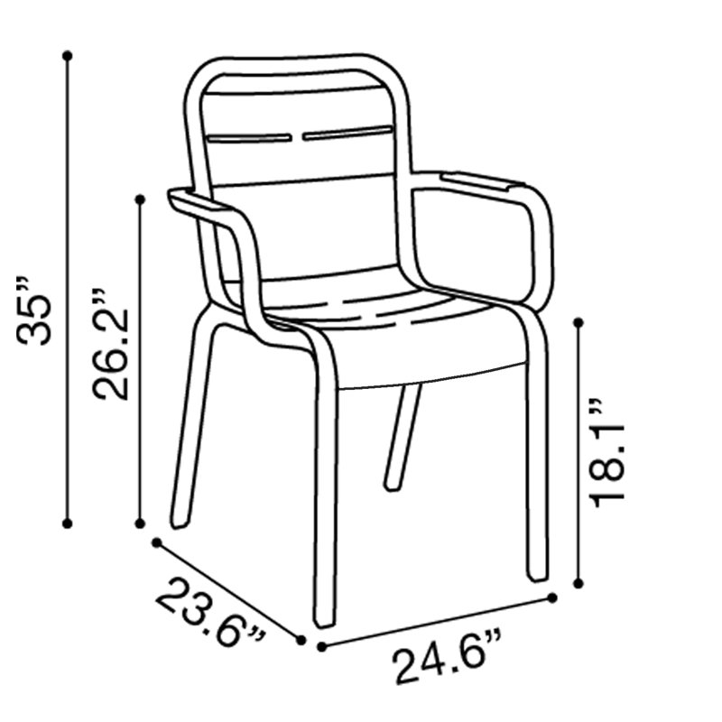 Fauteuil de salle à manger Premium Premium, Taupe