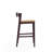 Klismos Mid-Century Modern Vegan Leather Upholstered Beech Wood Counter Stool in Camel-98807143-90539707