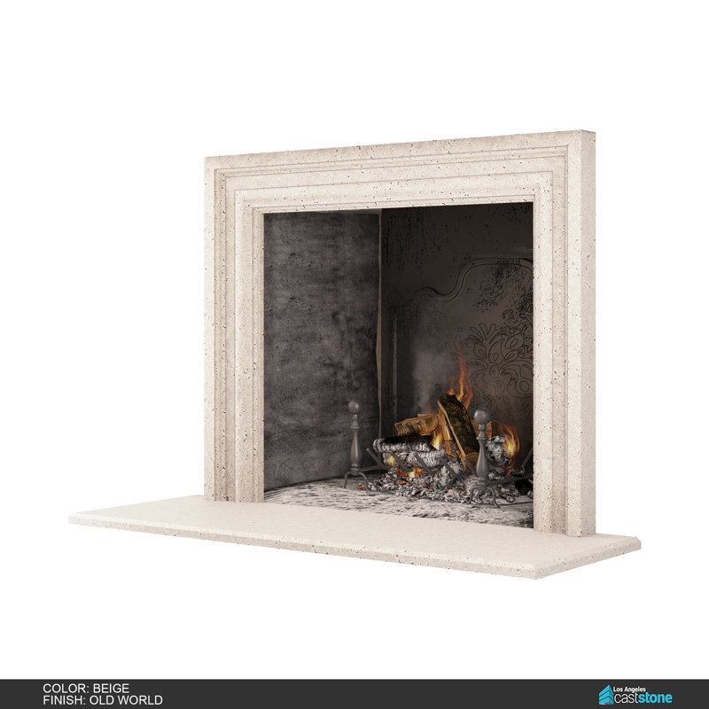 Monterey Fireplace Surround, Old World Beige
