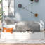 Lit plateforme simple avec deux tiroirs, blanc-1823943734
