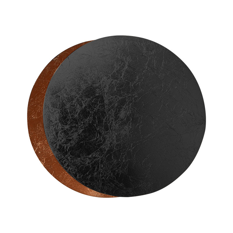 LED Flush Mounted Wall Sconce Iron, Copper