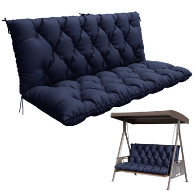 Coussin d'extérieur imperméable pour banc de jardin