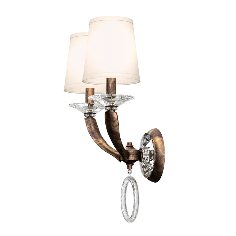 Emilea 2 - Light Candle Wall Light, Heirloom Bronze