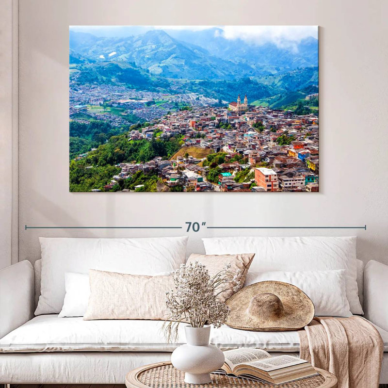 Point de vue de Sireci Manizales, Colombie, H 34 po x l 51 po