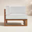 Chaise de patio en teck Upland