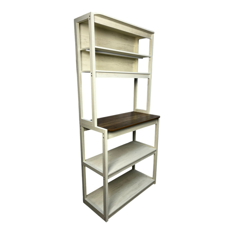 Support de four à micro-ondes 31,5 po, Oak/Brown