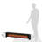 duraflame® Electric Fireplace Baseboard Heater, Black