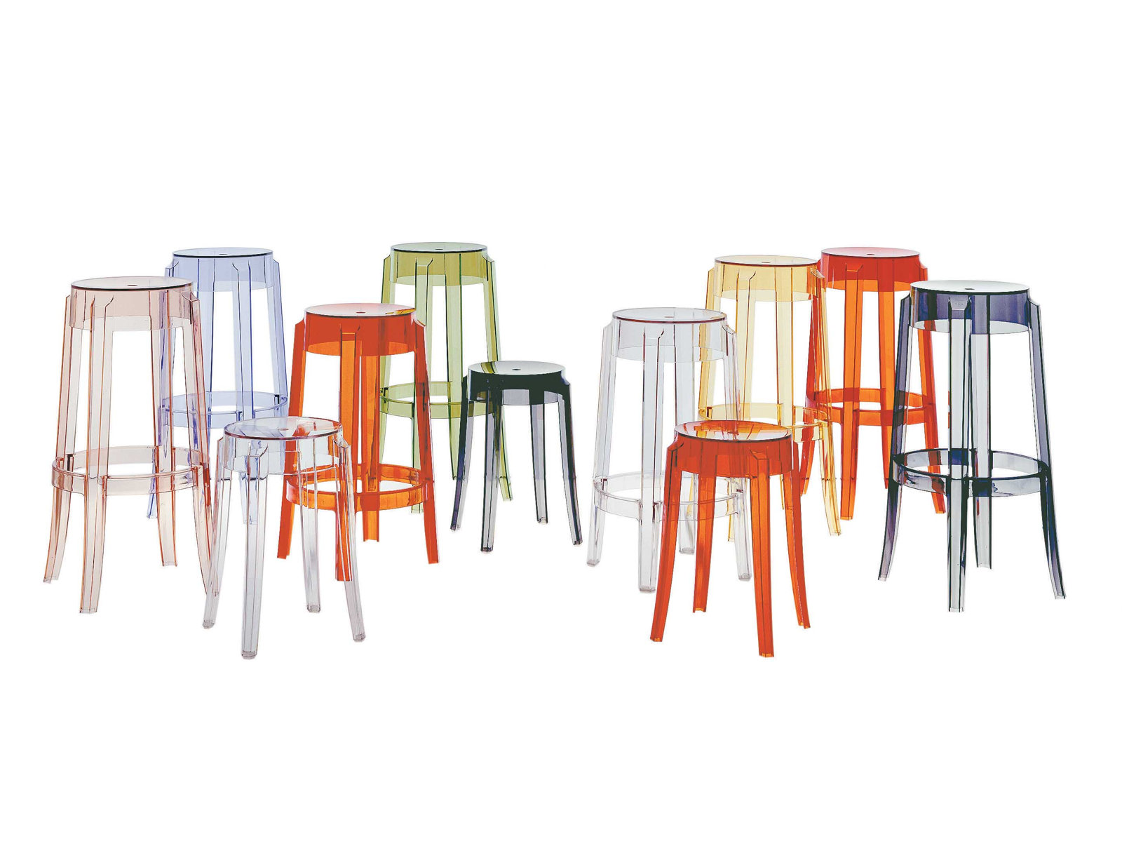 Charles Backless Outdoor Bar Stool, Crystal, 25.59"