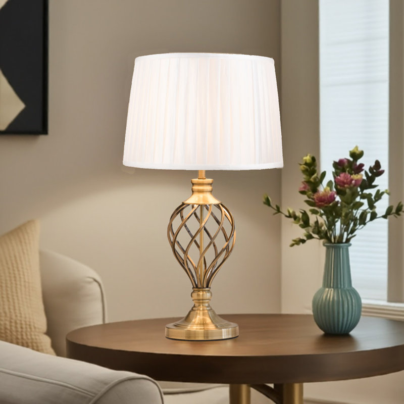 Wauneta 61cm Table Lamp, White