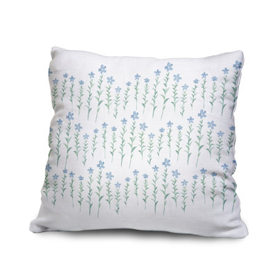 Floral Reversible Throw Pillow