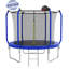 Trampoline avec panier de basketball, trampoline d'extérieur avec filet d'enclos
