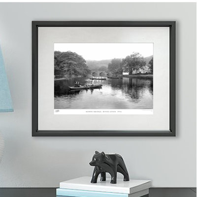 Newby Bridge, River Leven 1914 - Single Picture Frame Print