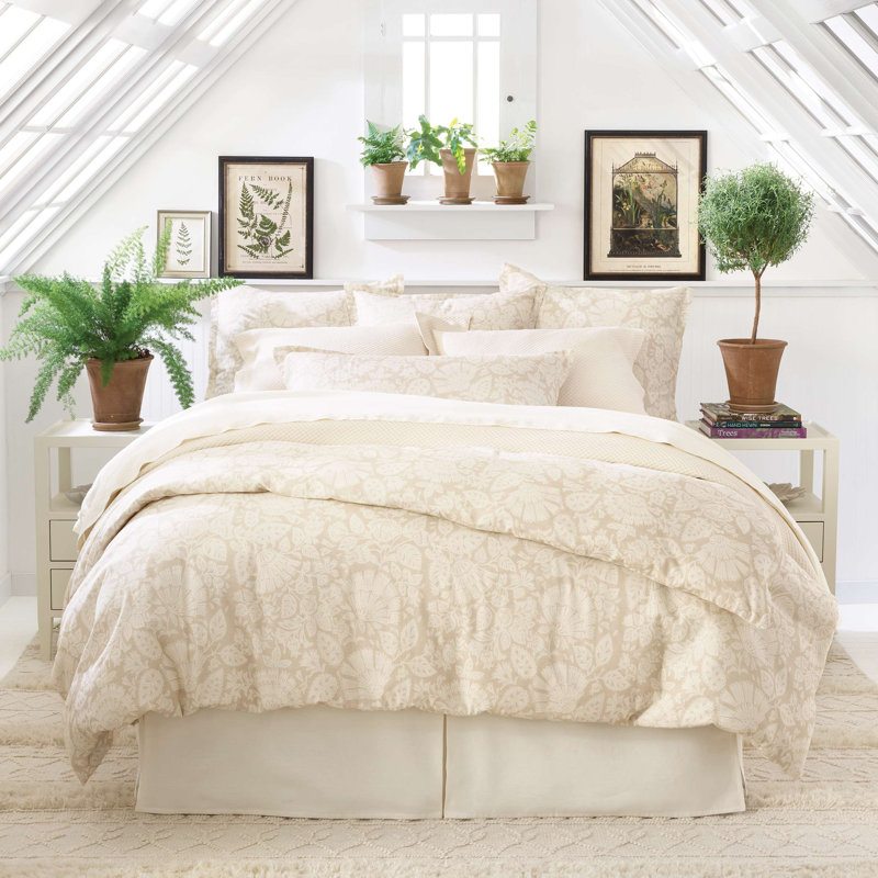 Lush Linen Bed Skirt, Queen, Ivory