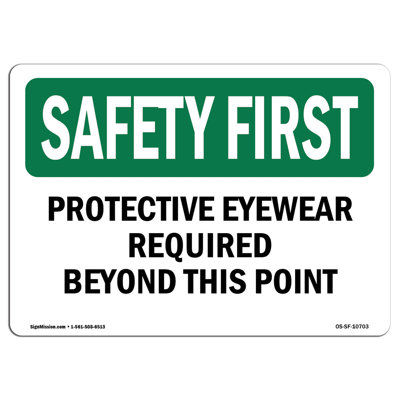 Safety First Sign