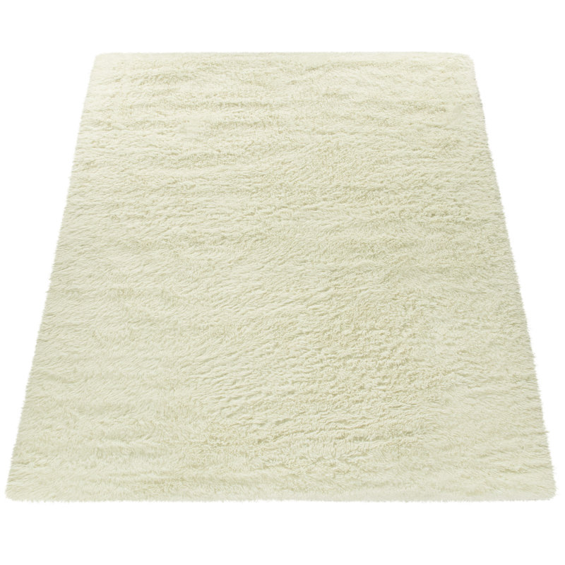 Buchman Solid Colour Hand Woven Area Rug, Rectangle 60 x 100cm
