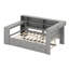 Lit plateforme avec tablettes de rangement, lit gigogne-1057684604