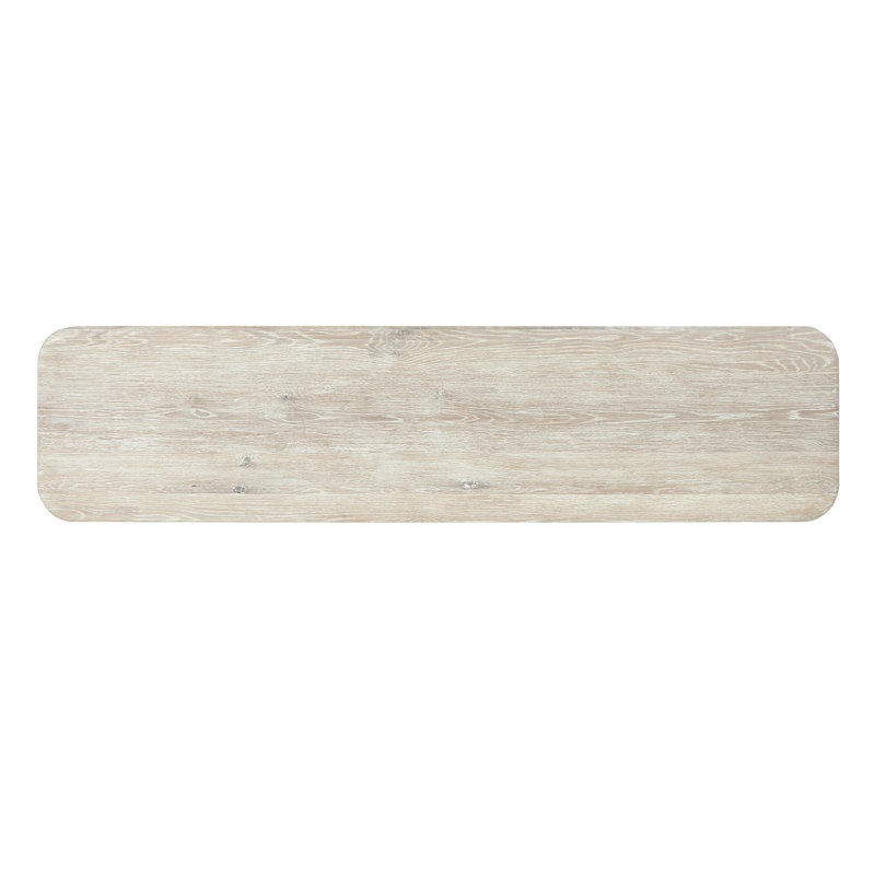 Tiber 74" Oak Veneer Wood Buffet Sideboard In White Wash, White Wash