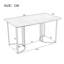 Metal Base Dining Table