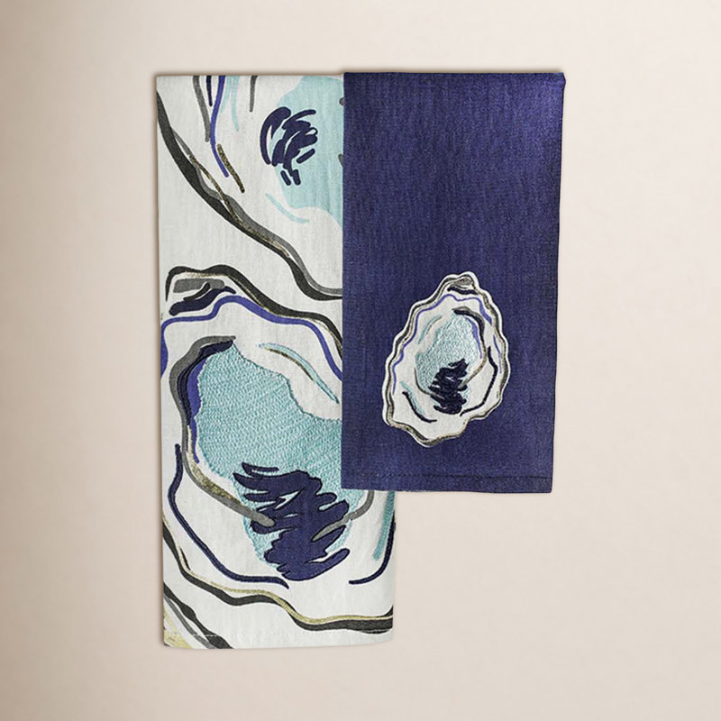 Oyster Towels Set Of 2