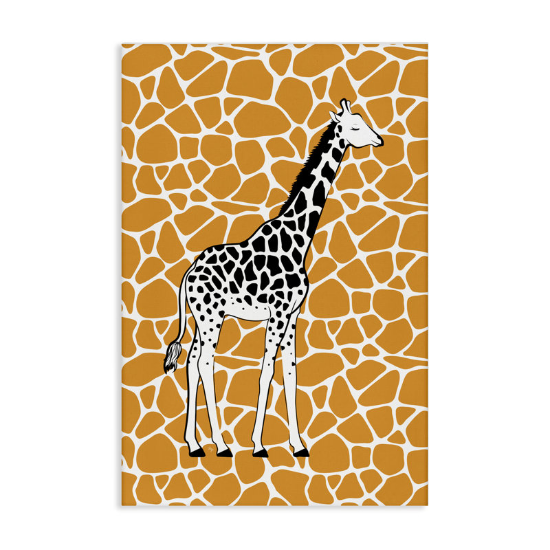 «Girafe Spots Motif» par Martina Pavlova, H 24 po x l 16 po
