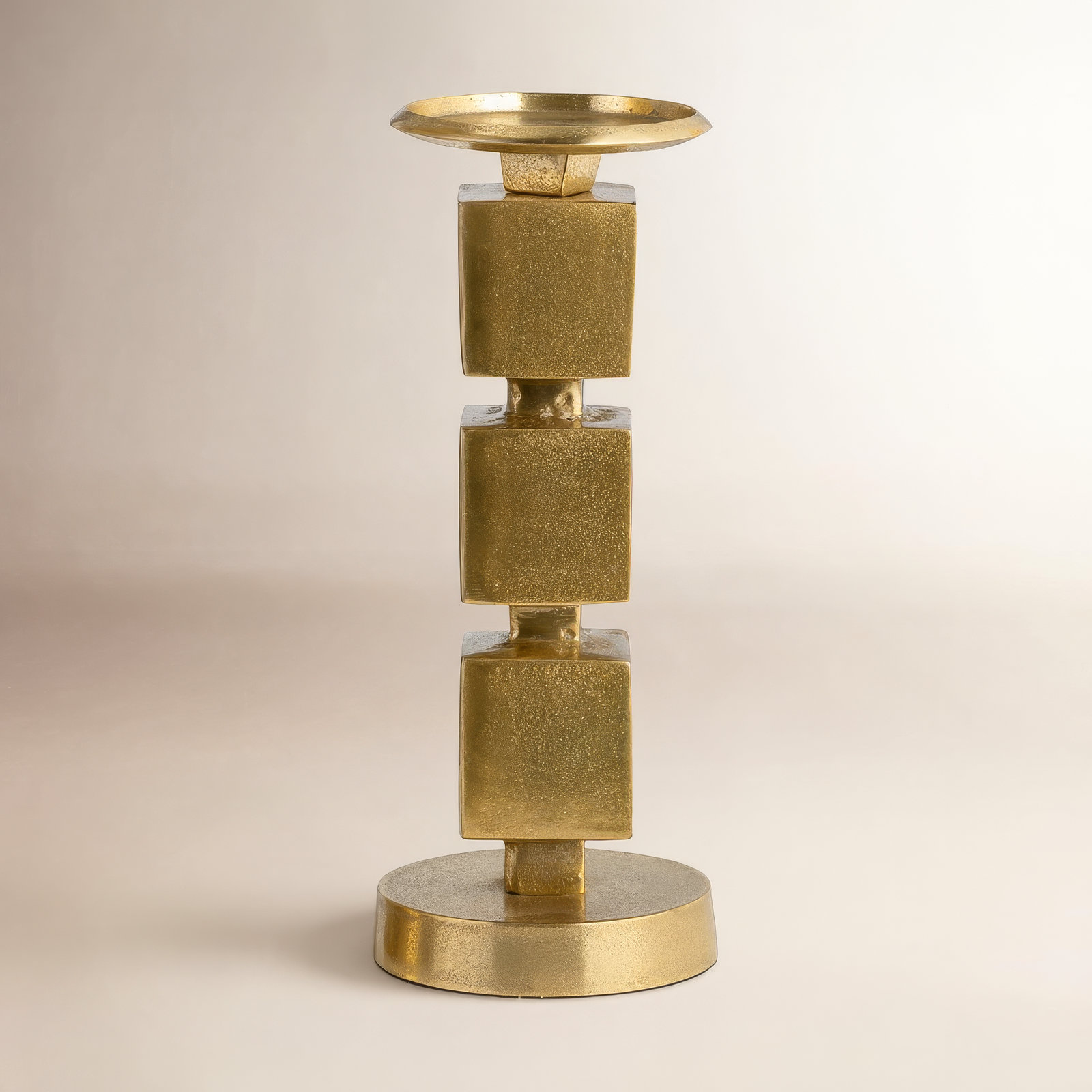 Candlestick Holder, 12" H x 5" W x 5" D