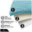 2 Piece Set Rectangle/U-shaped Bath Mat-19840753