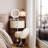 23.62"Cream-Style Compact Solid Wood Vanity Table