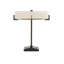 Lampe de table 21,5 po laiton antique/noir Jacobi