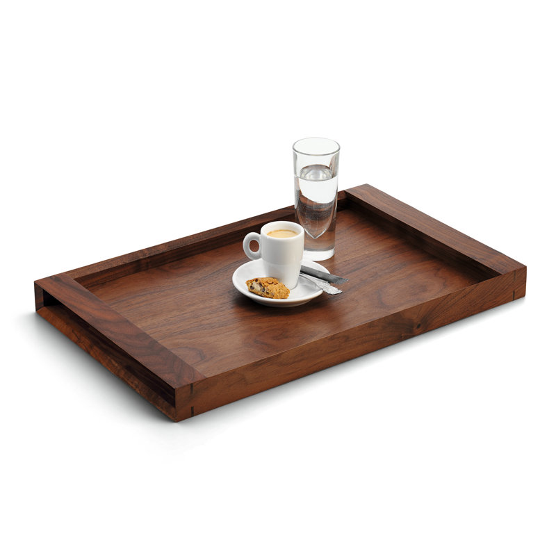 Solid Wood Tray, 4cm H x 33.5cm W x 27.2cm D