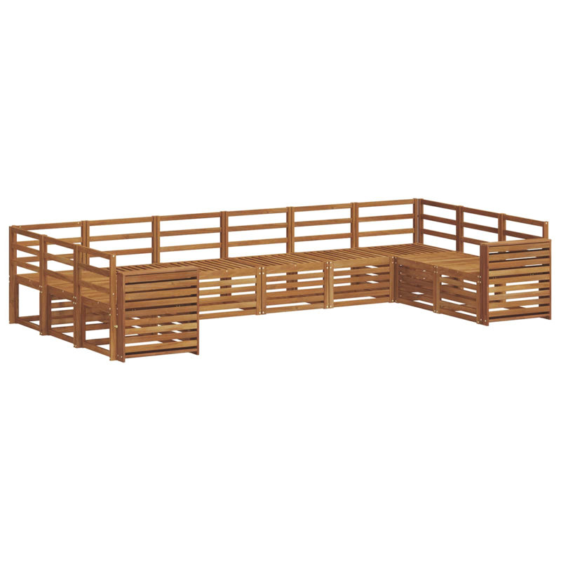 363cm Wide Patio Sectional Set