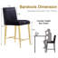Tabouret de comptoir 24,8 po Demarlis