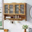 Armoire murale 39,37 "Retro 4 portes-999365718