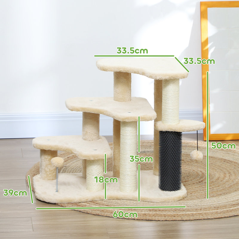 127cm H Cat Tree, Beige