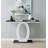 Reculver High Gloss and Glass Topped Console Table - Halo Design Hallway Table-751091763