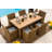 Malmo Collection In Gray 15 - Person Patio Conversation Set with Cushions-67077305-67077325-93810163