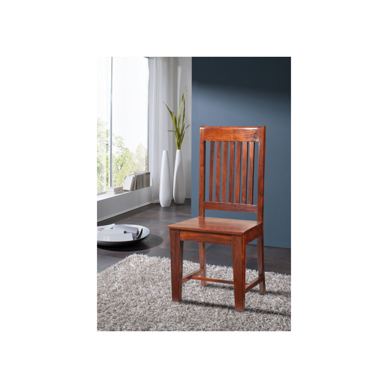 Oxford 46cm H Solid Wood Slat Back Side Chair