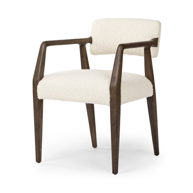 Lajeana 20.28'' H Tufted Upholstered Armchair, Cream