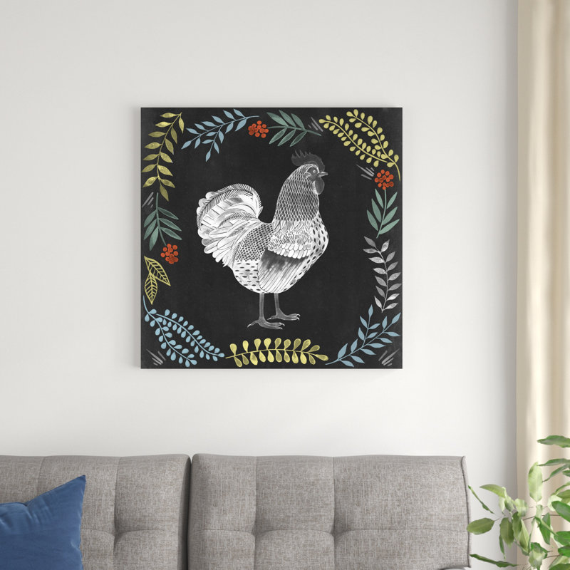 Tableau noir ferme II, H 30 po x l 30 po x P 1,25 po