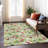 Machine Washable Indoor/Outdoor Christmas Cherries Xhevrie Aloe Rug-501642856