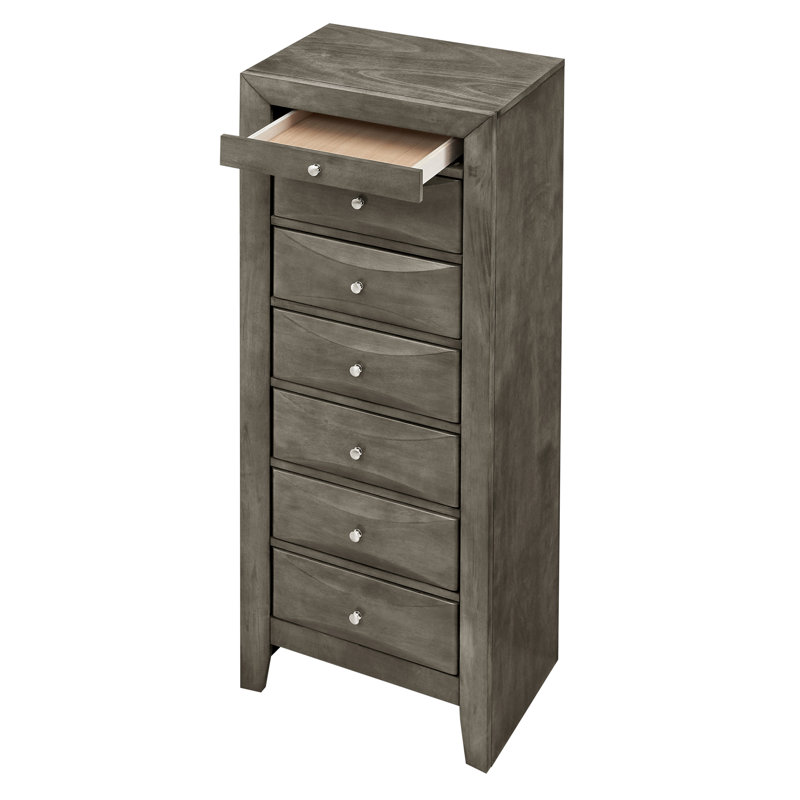Marilla 23'' W 7 - Drawer Dresser, Gray