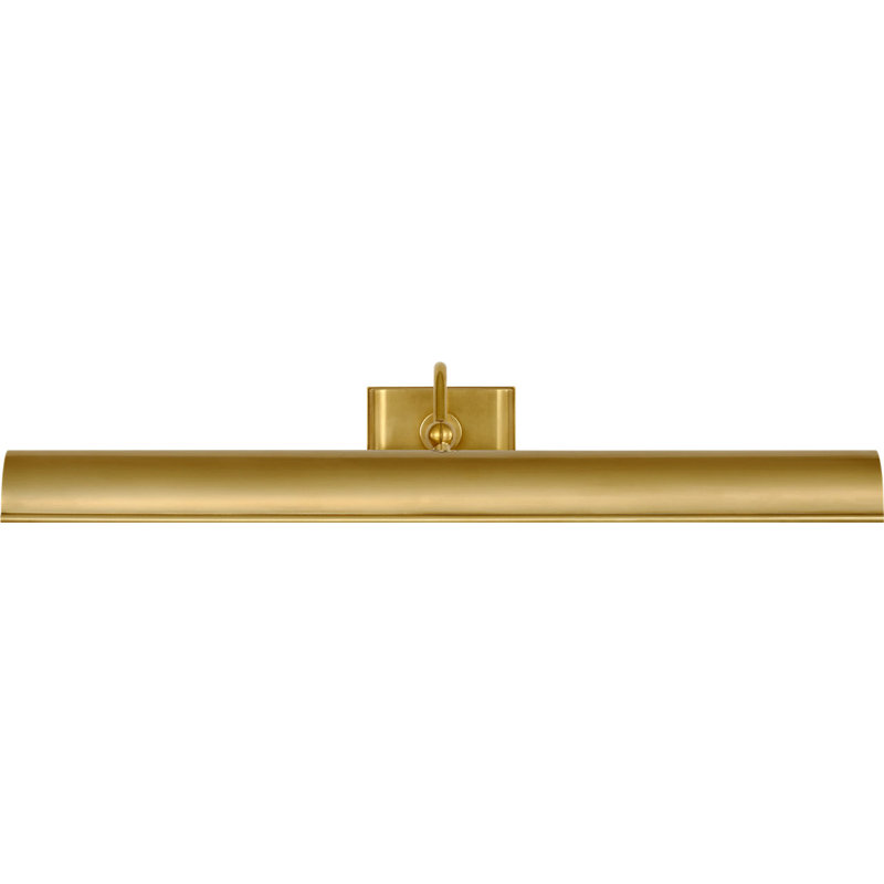 Hessen Picture Light, Natural Brass, 4.75" H x 24" W x 9" D