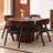 4 Solid Wood Upholstered Dining Armchairs-1138066215-1138066213
