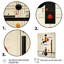 «Blissful Voyage Minimal Mid-Century Retro Art - Minimalisme, art mural salon-547923278-757276807