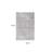 5' X 8' Blue and Gray Abstract Distressed Area Rug
