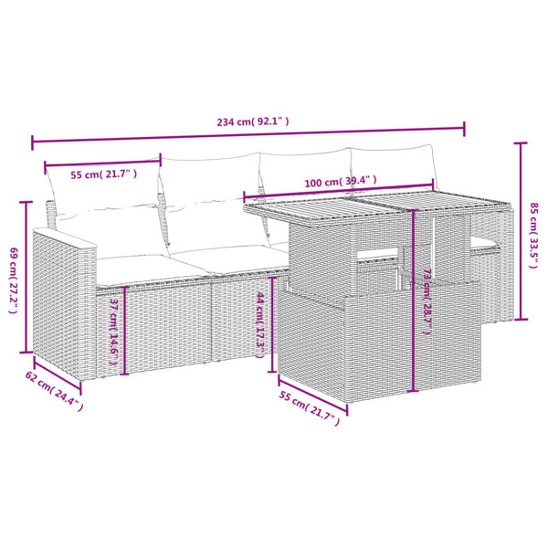 Dimensions du produit