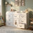 Solid Wood Baby Changing Table Dresser With  7 Drawers, Anti-Tip, 3 Colors-914582170