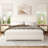 Haden Lambswool Boucle Upholstered Platform Bed Frame with Headboard-107248018-106802337