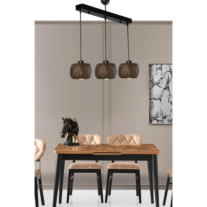 Anonymous 3 - Light Unique/Statement Pendant, Bronze