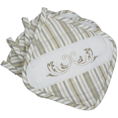 Fleur Potholder Set of 4