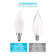 5 Watt (60 Watt Equivalent), CA11 LED, Dimmable Light Bulb, Warm White (2700K) E12/Candelabra Base